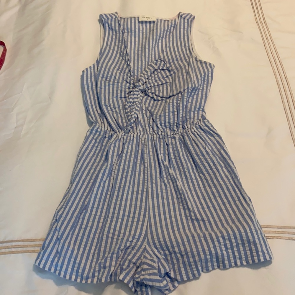 Everly seersucker romper S